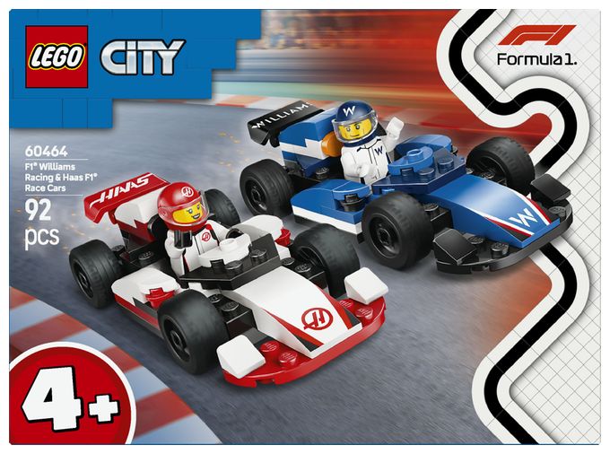 F1® Williams Racing und Haas F1® Rennautos 