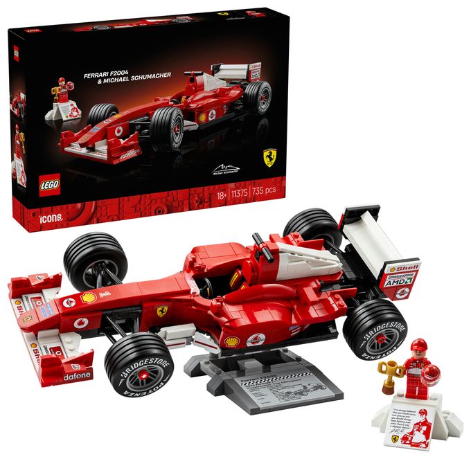 Ferrari F2004 und Michael Schumacher 