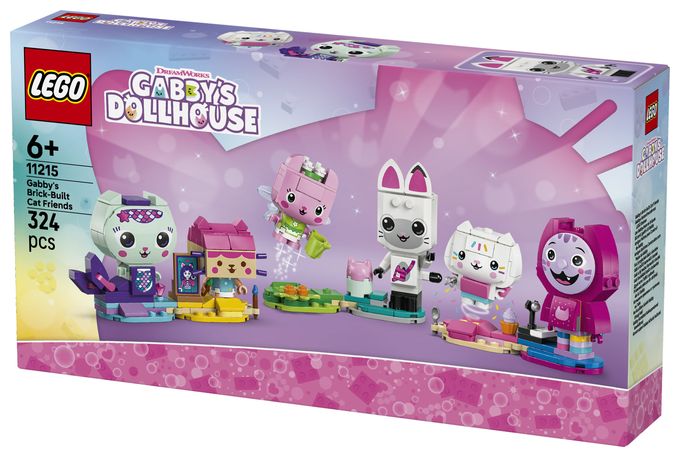 Gabbys Katzenfreunde aus LEGO Steinen 