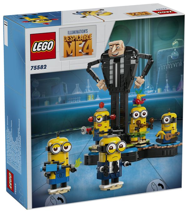 Gru und die Minions aus LEGO® Steinen 