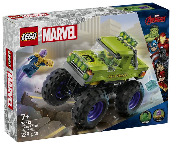 Hulk-Truck vs. Thanos 