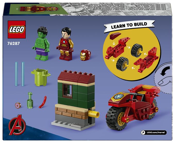 Iron Man mit Bike und der Hulk 