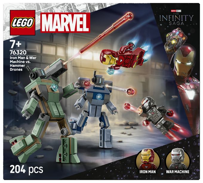 Iron Man & War Machine vs. Hammer-Drohnen 