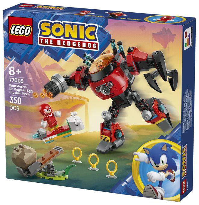 Knuckles vs. Dr. Eggmans Egg Crusher Mech 