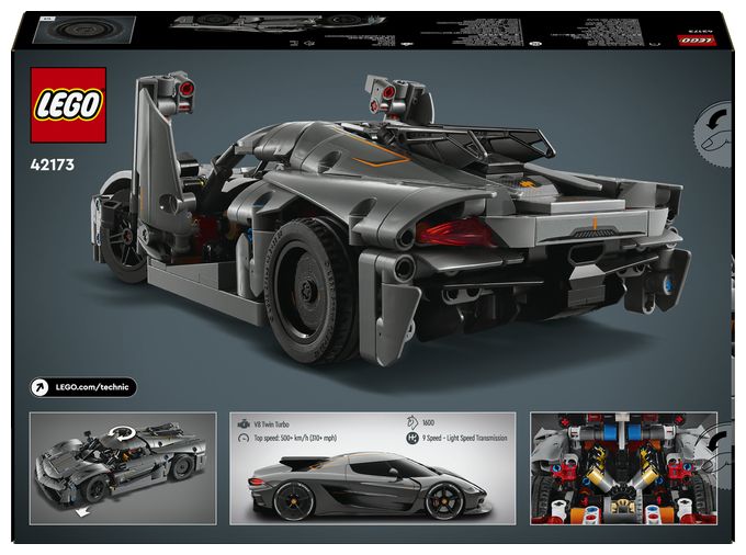 Koenigsegg Jesko Absolut Supersportwagen in Grau 