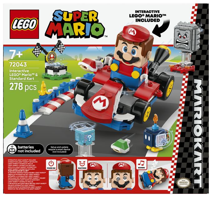 Mario KartTM – Interaktiver LEGO® MarioTM & Standard-Kart 