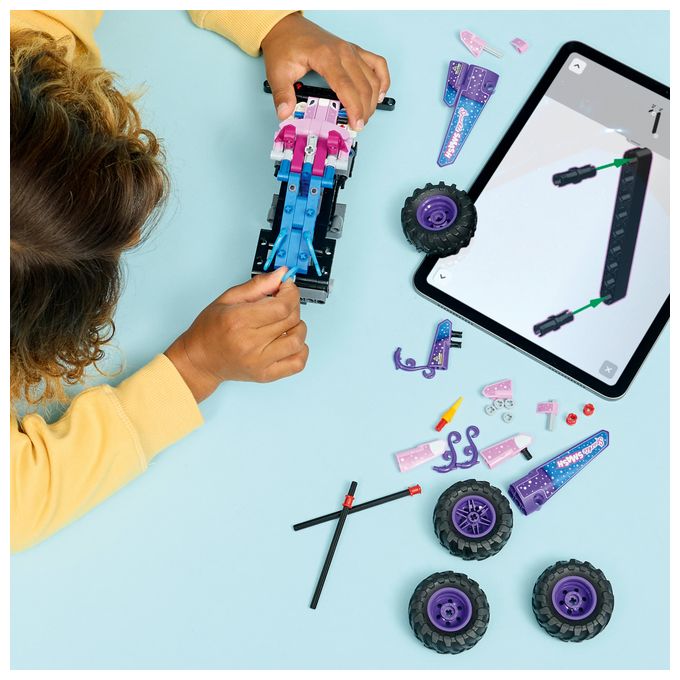Monster JamTM Sparkle SmashTM mit Rückziehmotor 
