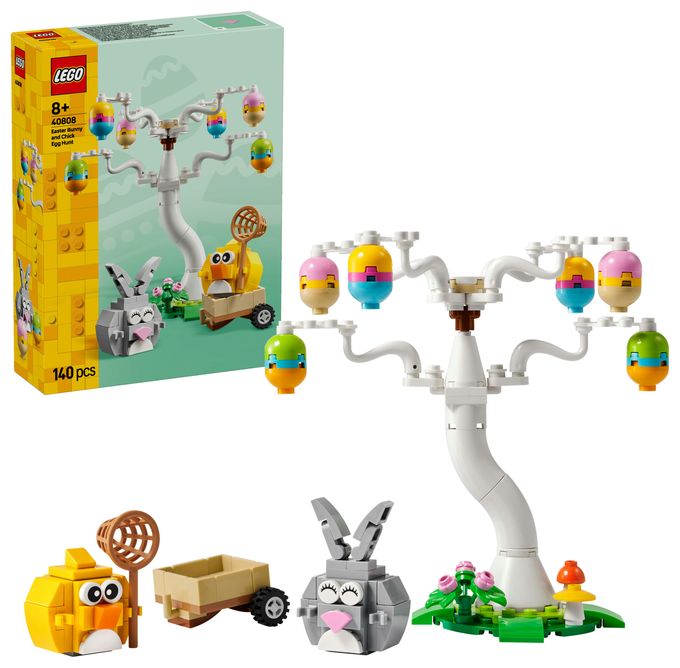Osterhase und Ostereiersuche 