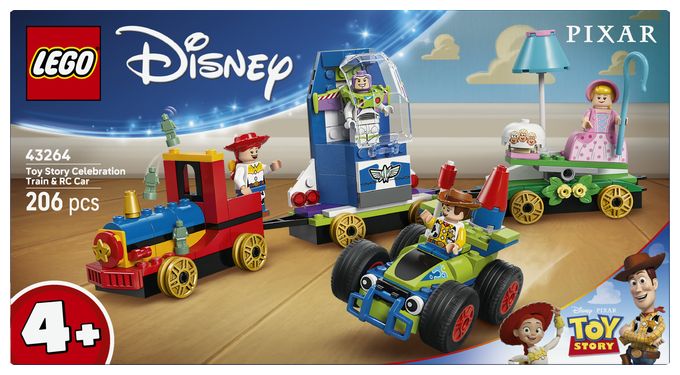 Partyzug und das Auto RC aus Toy Story 