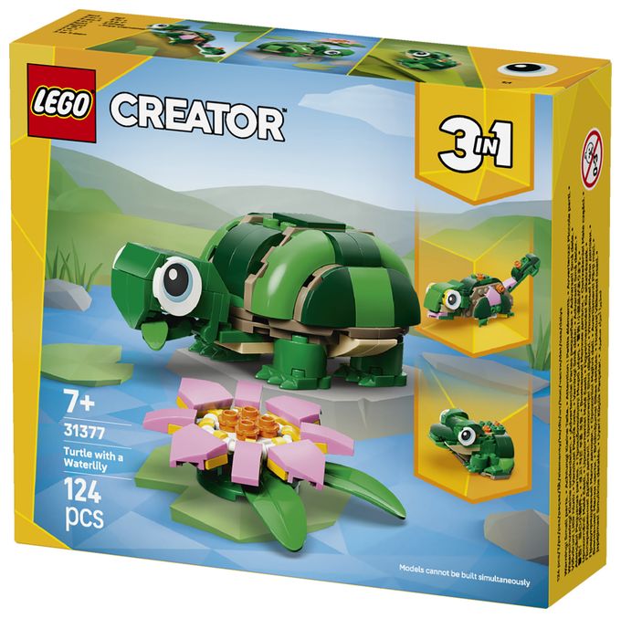 Schildkröte mit Seerose 