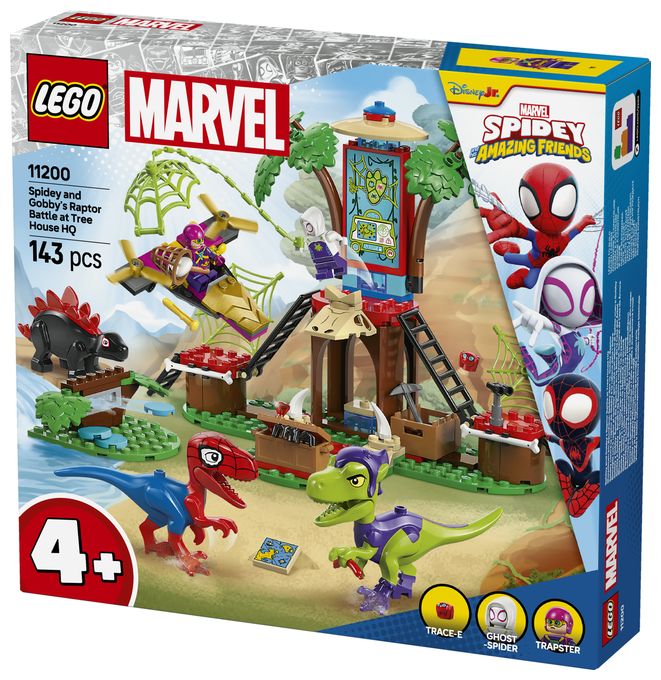 Showdown am Baumhaus: Spidey-Rex vs. Gobby-Raptor 