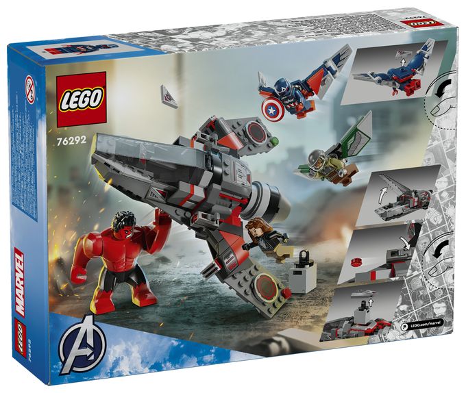 Showdown zwischen Captain America und Red Hulk 