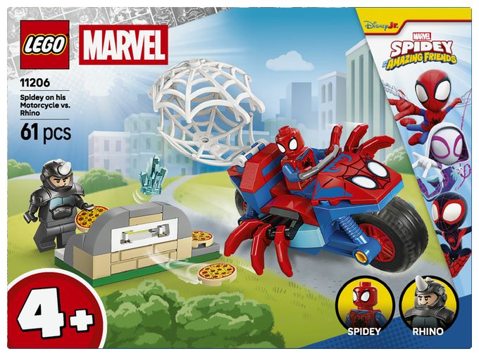 Spidey auf Motorrad vs. Rhino 