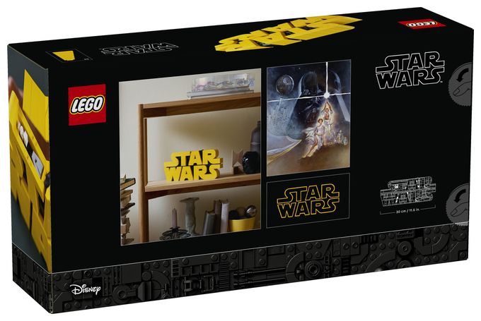Star WarsTM Logo aus LEGO Steinen 