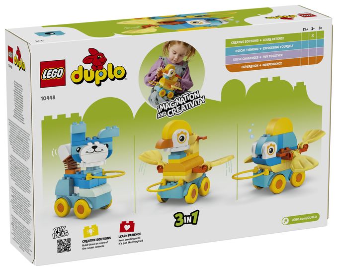 Tiere auf Rädern 3-in-1-Set 