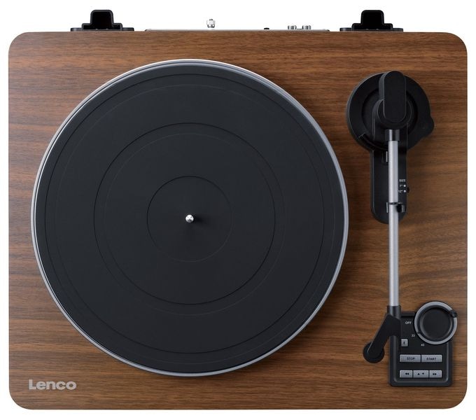 Audio-Plattenspieler mit Riemenantrieb  LBTA-165WD (Schwarz, Holz) 