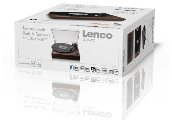 Audio-Plattenspieler mit Riemenantrieb  LS-15WD (Holz) 