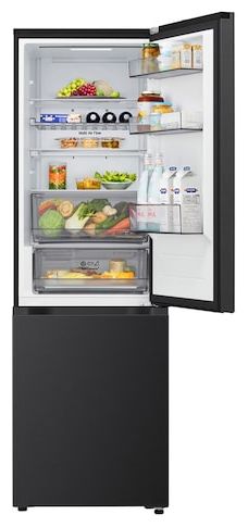 220 l / 113 l Kühl-Gefrierkombi freistehend NoFrost 135 kWh Jahr  GBBS312BEV (Schwarz) 
