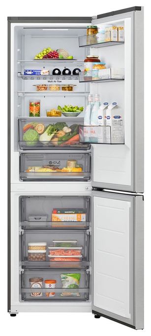 220 l / 113 l Kühl-Gefrierkombi freistehend 135 kWh Jahr  GBBS312BPY (Grau) 