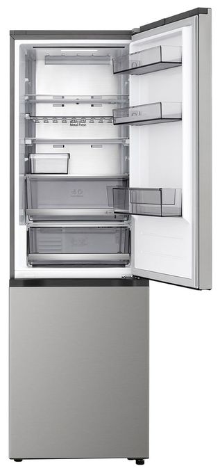220 l / 113 l Kühl-Gefrierkombi freistehend NoFrost 108 kWh Jahr  GBBS514AMB (Edelstahl) 