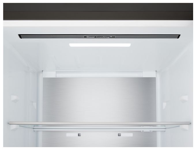 262 l / 113 l Kühl-Gefrierkombi freistehend NoFrost 112 kWh Jahr  GBBS524AEV (Schwarz) 