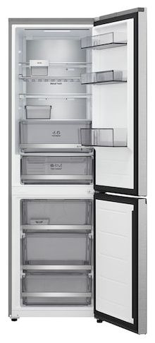 220 l / 113 l Kühl-Gefrierkombi freistehend NoFrost 108 kWh Jahr  GBBS716AMB (Metallisch) 