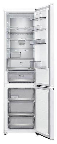 262 l / 113 l Kühl-Gefrierkombi freistehend NoFrost 112 kWh Jahr  GBBS726ASW (Weiß) 