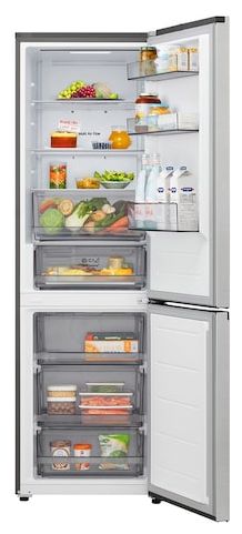 220 l / 113 l Kühl-Gefrierkombi freistehend NoFrost 169 kWh Jahr  GBBSJ1CCPY (Silber) 