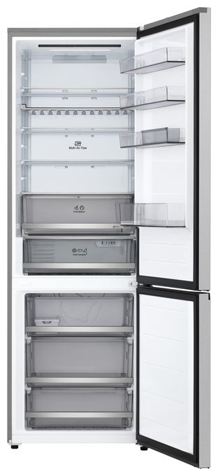 326 l / 139 l Kühl-Gefrierkombi freistehend NoFrost 191 kWh Jahr  GBBW322CPY (Silber) 