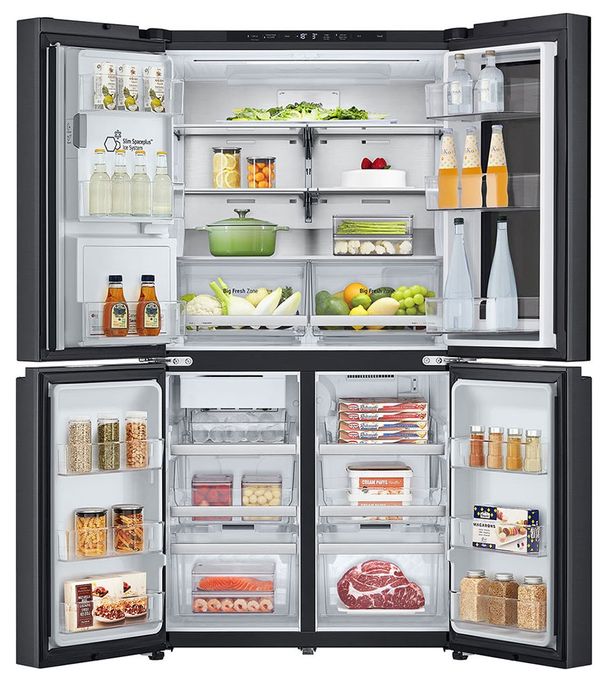 Side-by-Side Kühl-/ Gefrierkombination French Door 364 l / 274 l 359 kWh NoFrost 1792 mm x 914 mm  GMG960EVEE (Schwarz) 