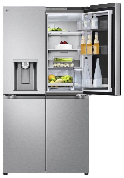 Side-by-Side Kühl-/ Gefrierkombination 363 l / 274 l 354 kWh NoFrost 1792 mm x 914 mm  GMG961MBKE (Edelstahl) 