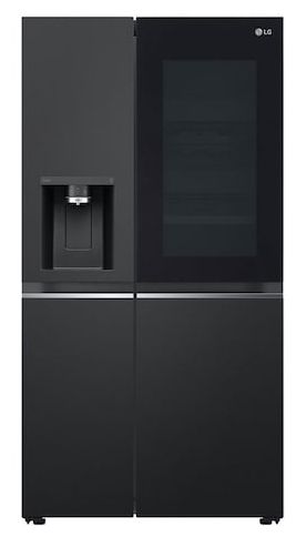 Side-by-Side Kühl-/ Gefrierkombination 407 l / 221 l 220 kWh 1790 mm x 913 mm  GSGE91EVAC (Schwarz) 