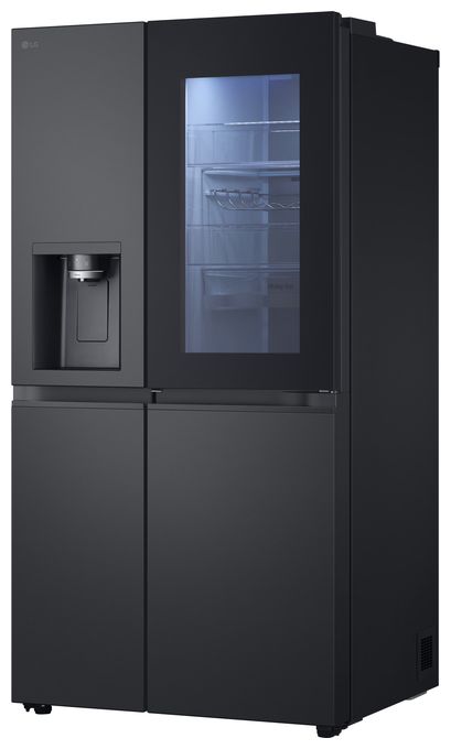 Side-by-Side Kühl-/ Gefrierkombination 407 l / 221 l 276 kWh NoFrost 1790 mm x 913 mm  GSXE90EVAD (Schwarz) 