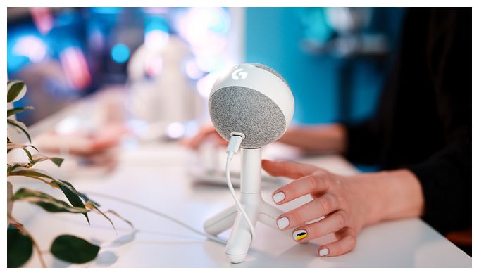 Kabelgebunden Tischmikrofon 48 kHz USB  Yeti Orb (Weiß) 