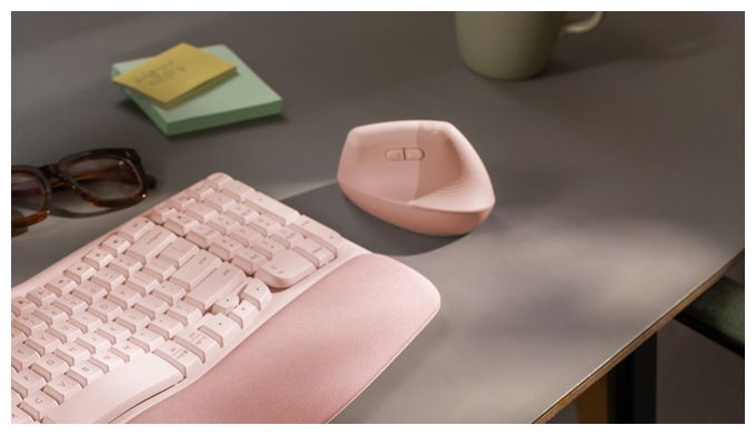 4000 DPI Büro Maus Optisch  Lift (Pink) 