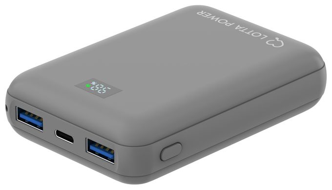 10000 mAh Powerbank USB Typ-C  Mini (Grau) 