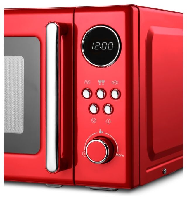 Freistehende Mikrowelle 800 W Größe: klein 5 Stufen  MD15000 (Rot) 