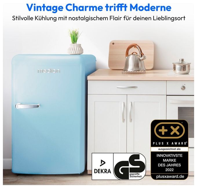 91 l Kühlschrank freistehend EEK: E 85 kWh Jahr  MD37800 (Blau) 