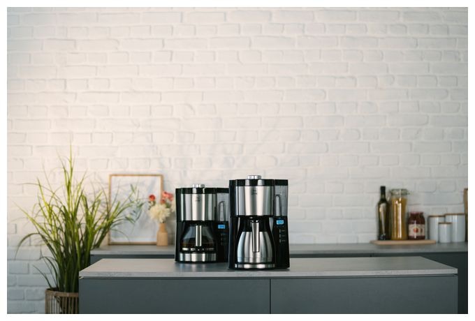 10 Tassen Thermo Filterkaffeemaschine 1,3 l  1025-18 Look Therm Perfection (Schwarz, Silber) 