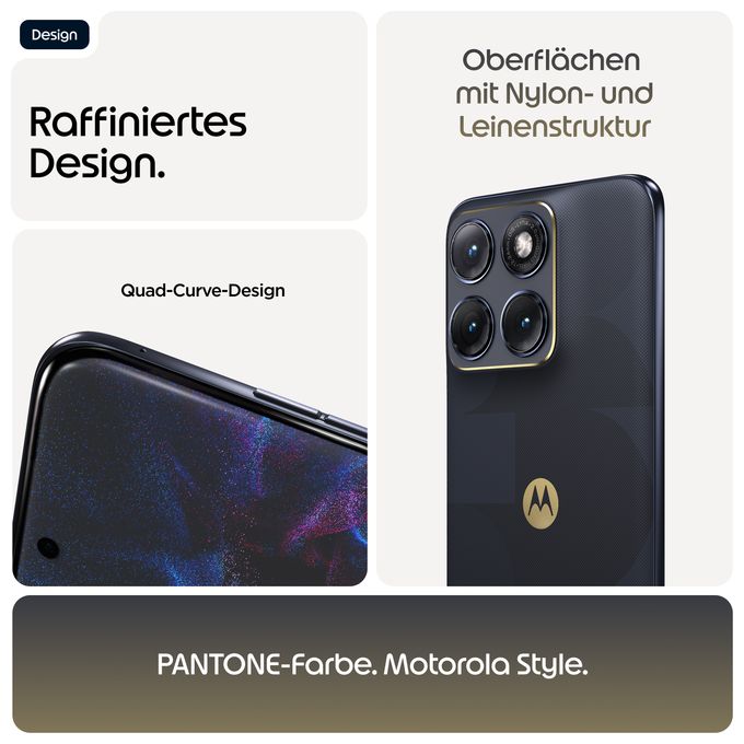 256 GB 5G Smartphone 17,2 cm (6.78") Android 50 MP Dual Kamera Dual Sim WiFi 6E (PANTONE Silhouette) Edge 70 Fusion FIFA Edition 