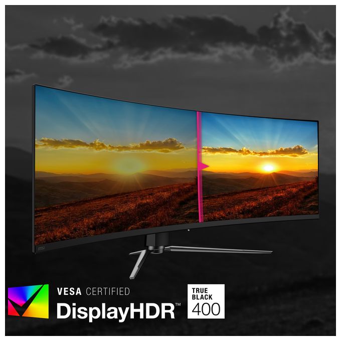 Quad HD Monitor 124,5 cm (49 Zoll) 32:9 0,03 ms 250 cd/m²  MPG 491CQPDE QD-OLED (Schwarz) 