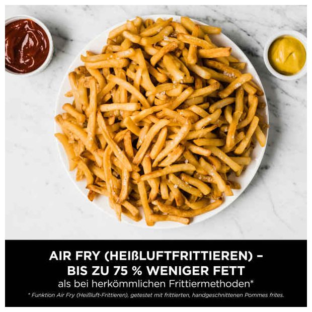 Doppel Heißluftfritteuse 7,6 l 2400 W  AF200EU (Schwarz) 