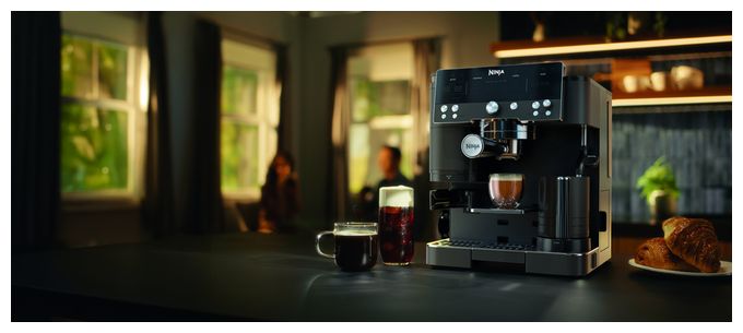 Siebträger Kaffeemaschine 1650 W  ES601EU (Schwarz, Edelstahl) 