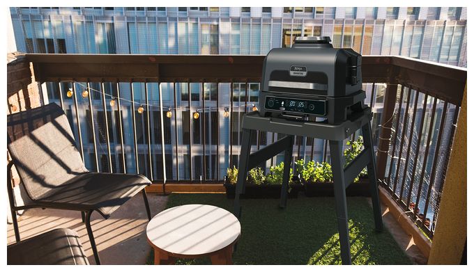 1 Zone(n) 1700 W  OG850EU Woodfire Pro XL Outdoor Grill und Smoker (Schwarz, Grau) 