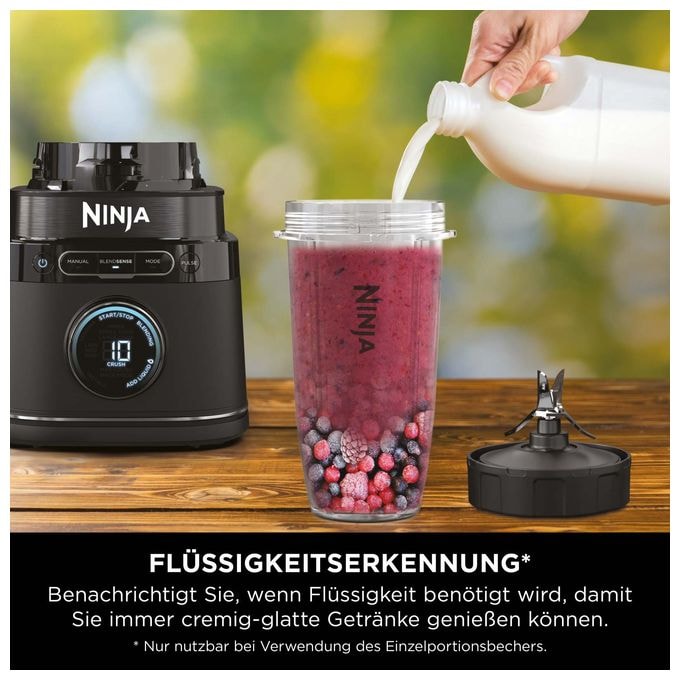 2,1 l Standmixer 10 Geschwindigkeiten 1200 W  TB301EU Detect Power Mixer Pro (Schwarz) 