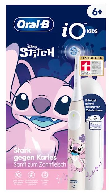 Rotierende Zahnbürste für Kinder  Kids Stitch (Weiß/Pink) 