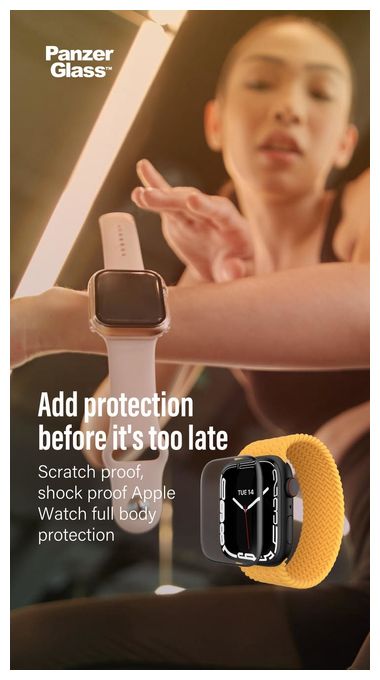 Klare Bildschirmschutzfolie gehärtetes Glas für  Apple Apple - Watch Series 4 44mm, Apple - Watch Series 5 44mm, Apple - Watch Series 6 44mm, Apple - Watch SE 44mm Kratzresistent, Schockresistent, Antibakteriell 3641 Full Body 