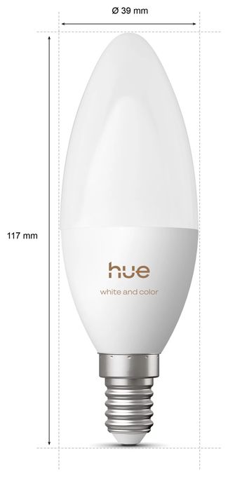 LED Multi Hue B39 Kerze E14 