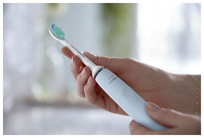 Schall-Zahnbürste für Erwachsene  HX3651/12 Sonicare 2100 Series (Blau, Weiß) 