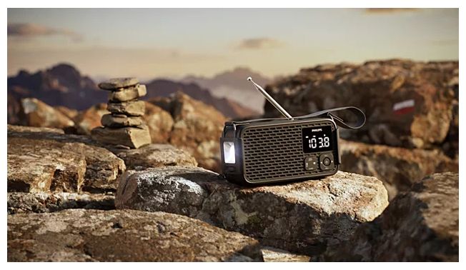 FM, AM Radio Tragbar Staubgeschützt, Wasserfest IP55  TAR3500/00 (Schwarz) 